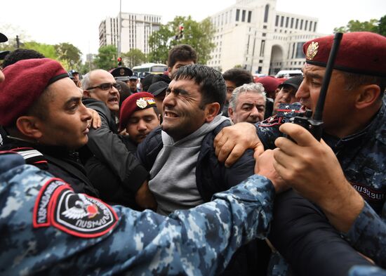 Armenia Opposition Rally