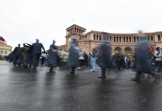 Armenia Opposition Rally