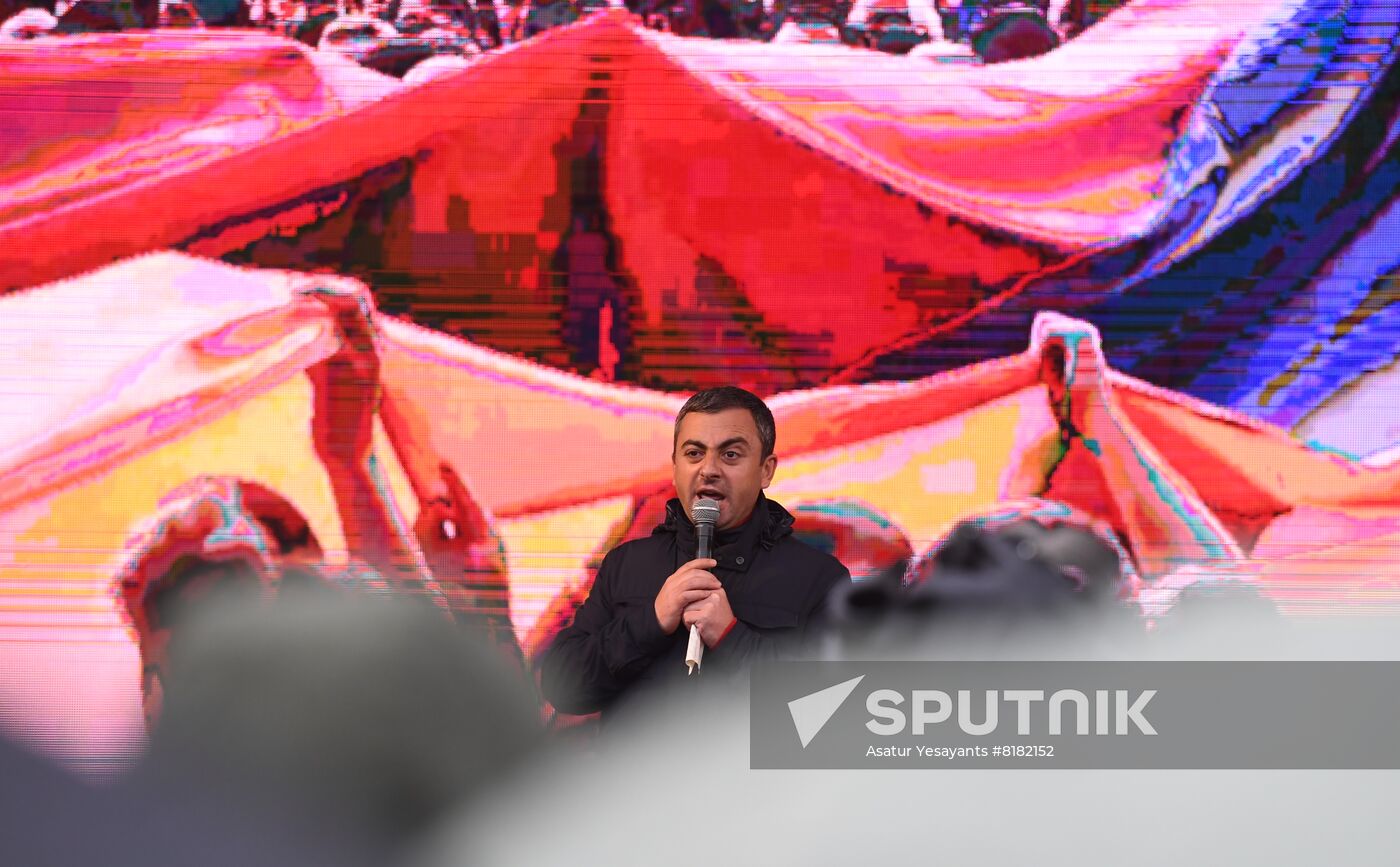 Armenia Opposition Rally