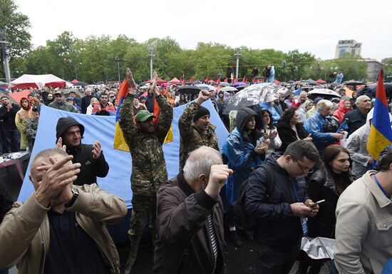 Armenia Opposition Rally