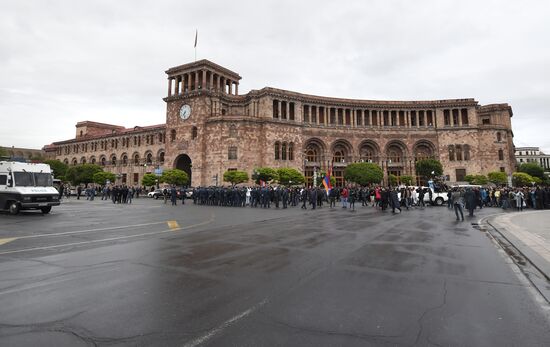 Armenia Opposition Rally