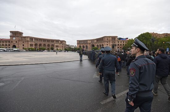 Armenia Opposition Rally