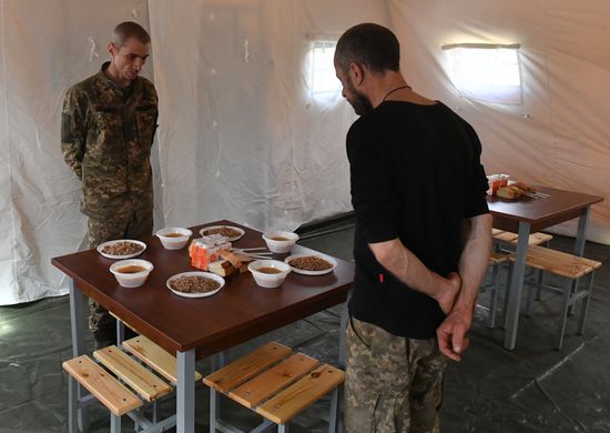 Ukraine Russia Military Operation POW