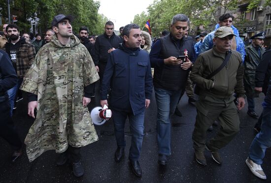 Armenia Opposition Rally