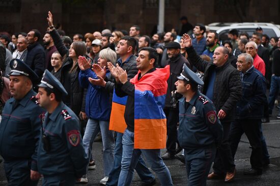 Armenia Opposition Rally