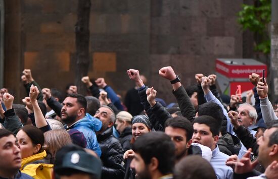 Armenia Opposition Rally