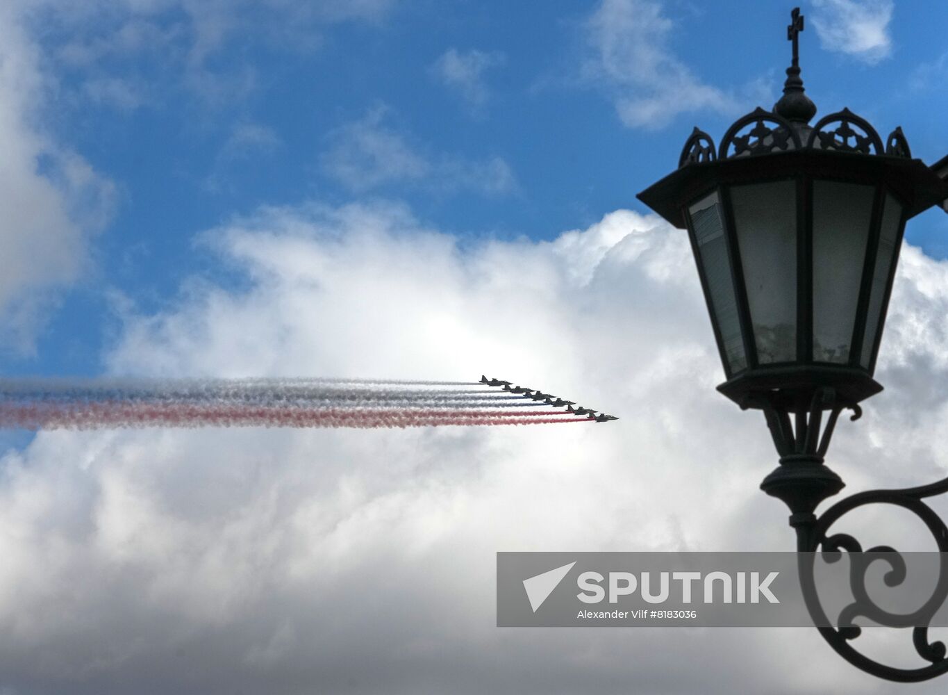 Russia WWII Victory Parade Aerial Rehearsal
