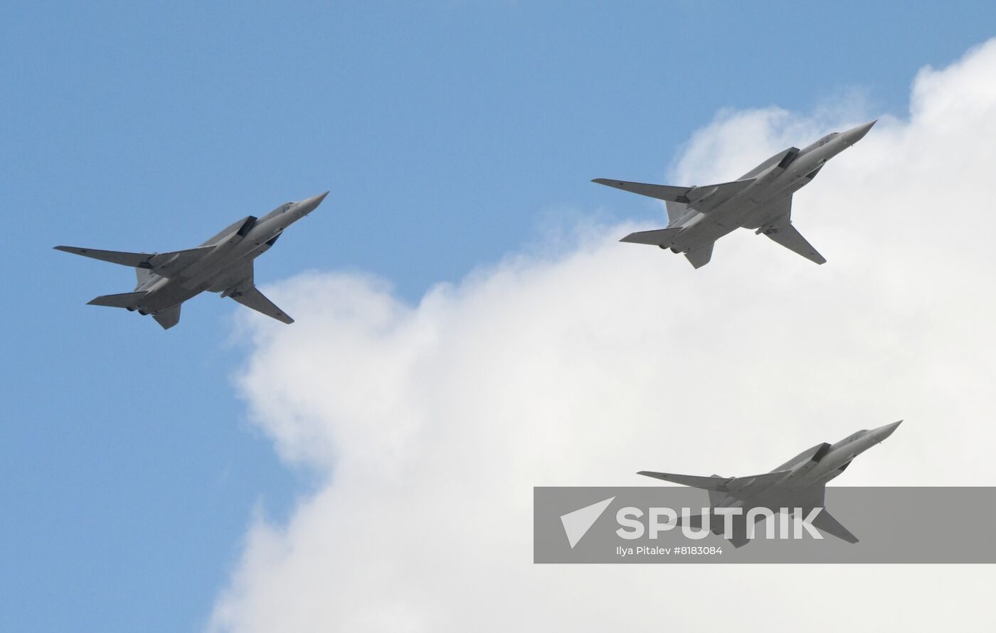 Russia WWII Victory Parade Aerial Rehearsal