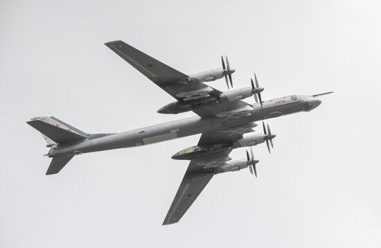 Russia WWII Victory Parade Aerial Rehearsal