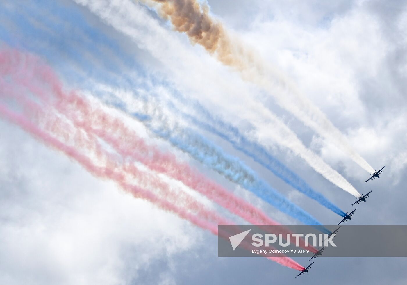Russia WWII Victory Parade Aerial Rehearsal
