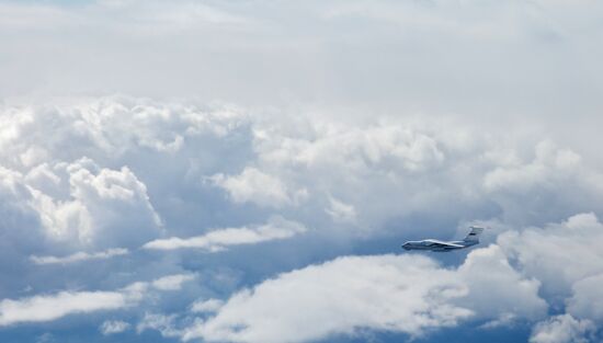 Russia WWII Victory Parade Aerial Rehearsal