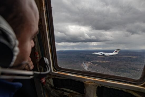 Russia WWII Victory Parade Aerial Rehearsal