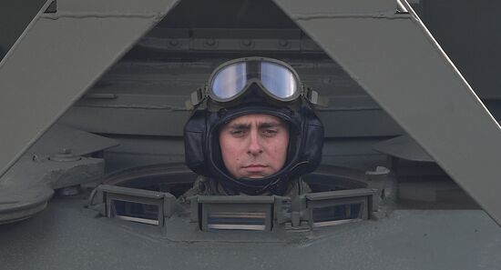 Russia WWII Victory Parade Rehearsal