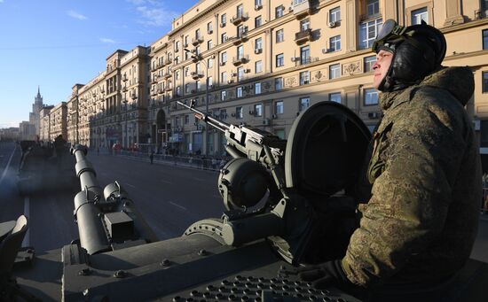 Russia WWII Victory Parade Rehearsal