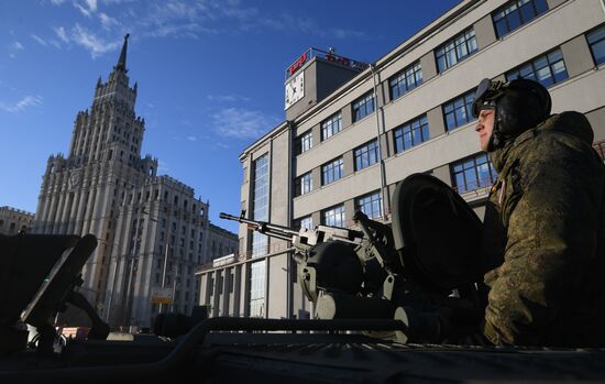 Russia WWII Victory Parade Rehearsal