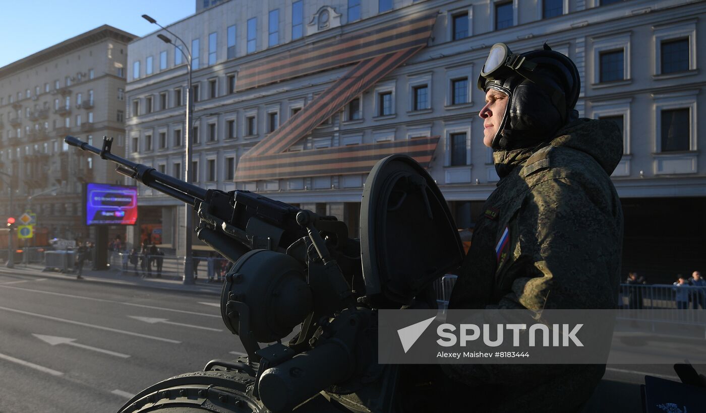 Russia WWII Victory Parade Rehearsal