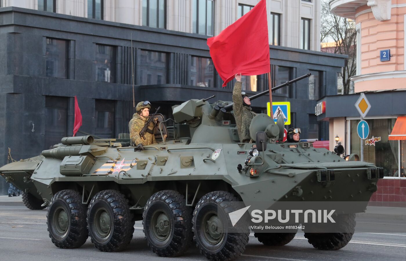 Russia WWII Victory Parade Rehearsal