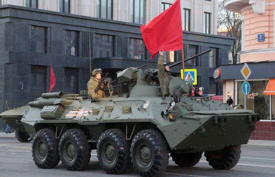 Russia WWII Victory Parade Rehearsal