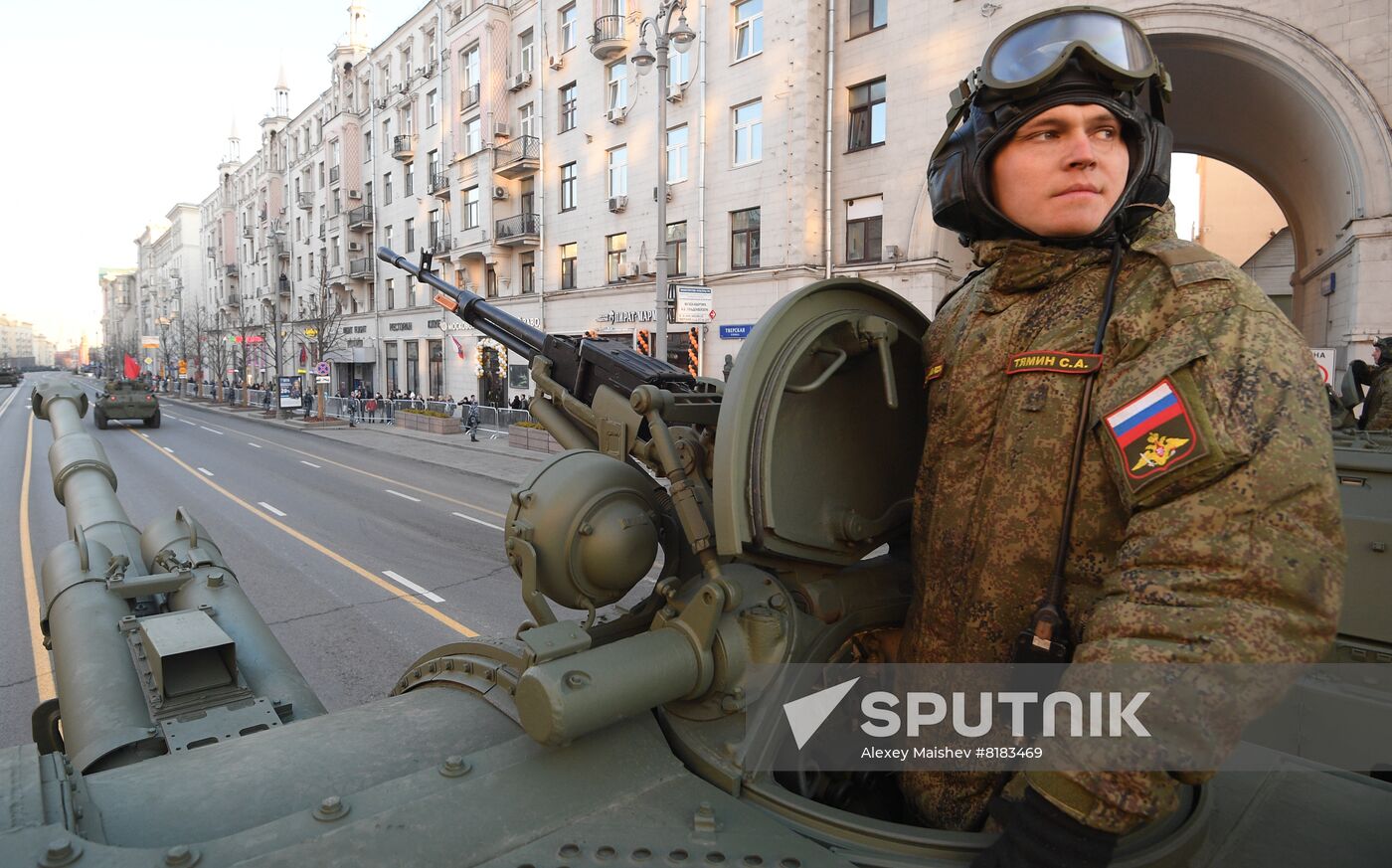 Russia WWII Victory Parade Rehearsal