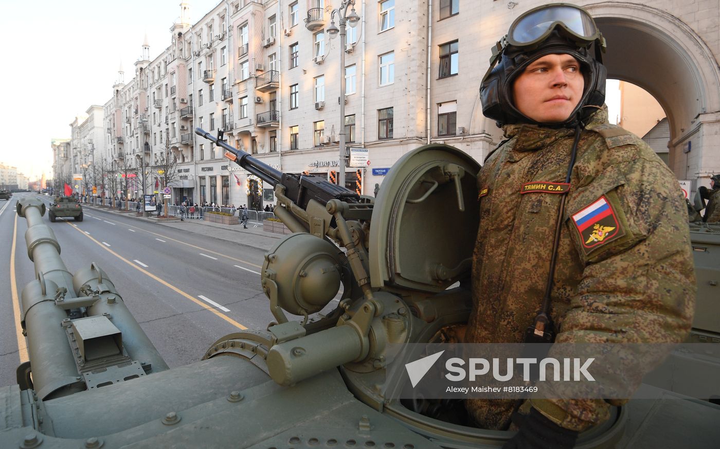 Russia WWII Victory Parade Rehearsal