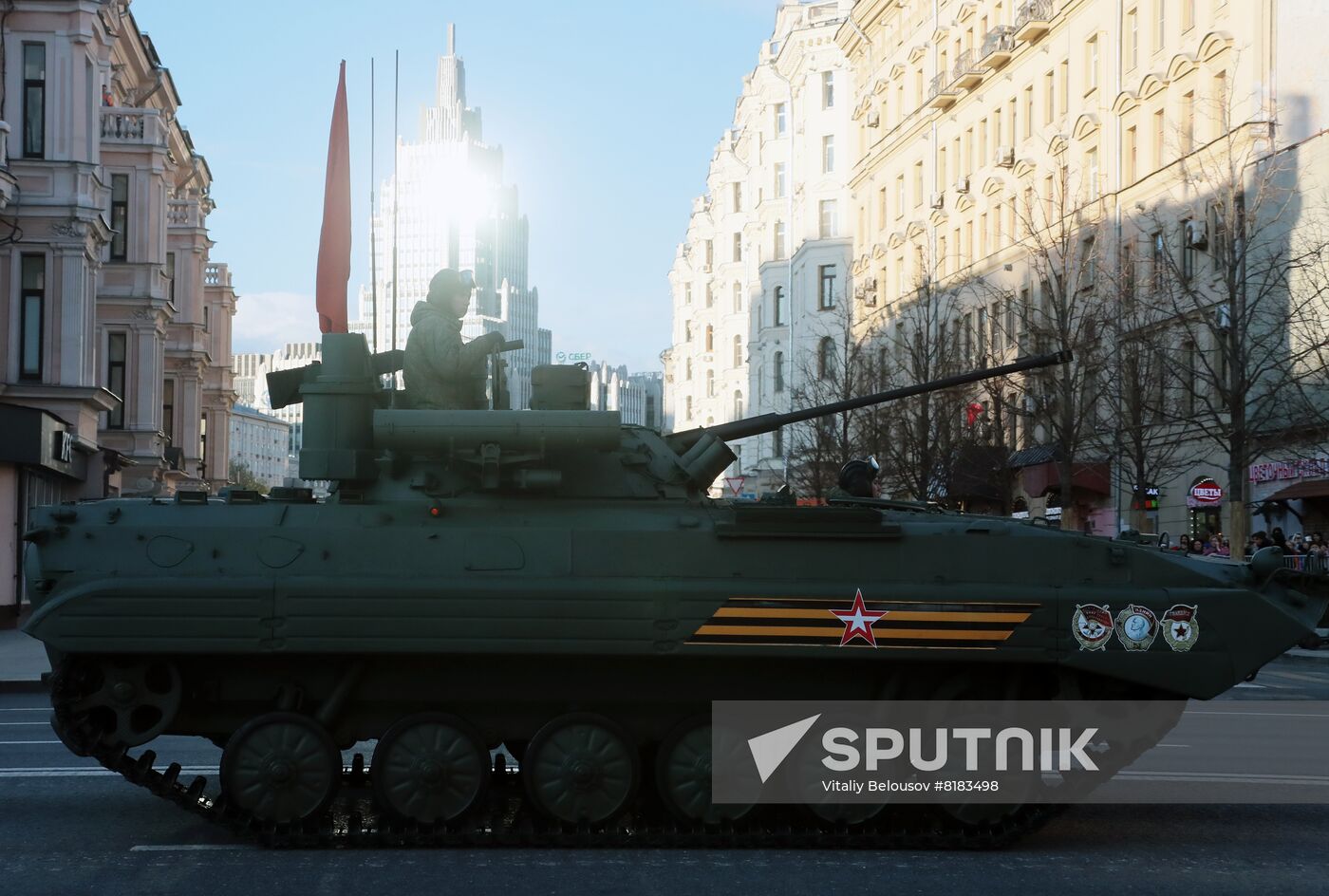 Russia WWII Victory Parade Rehearsal