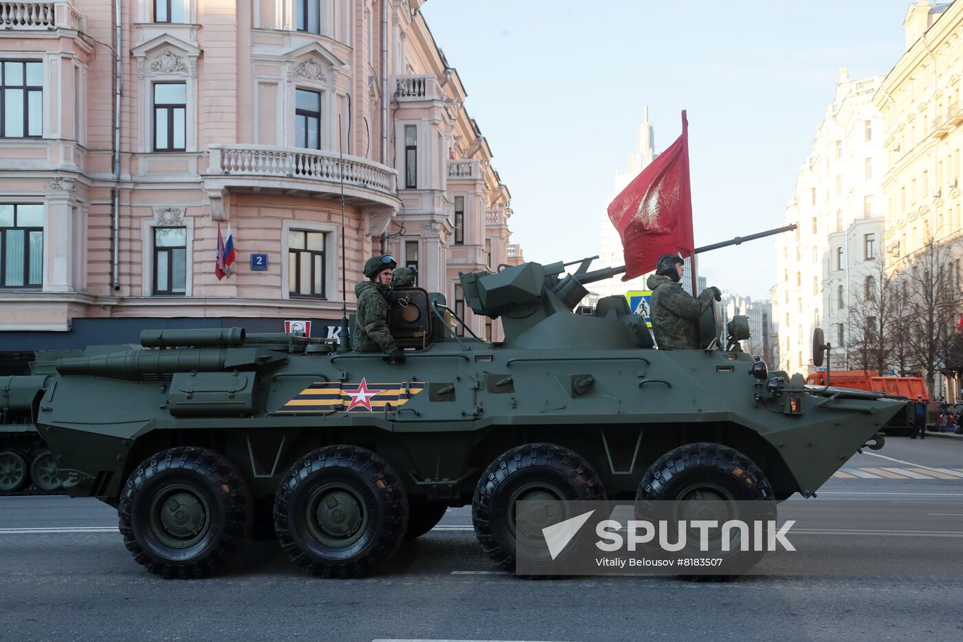 Russia WWII Victory Parade Rehearsal