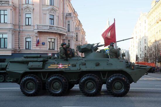 Russia WWII Victory Parade Rehearsal