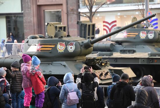 Russia WWII Victory Parade Rehearsal