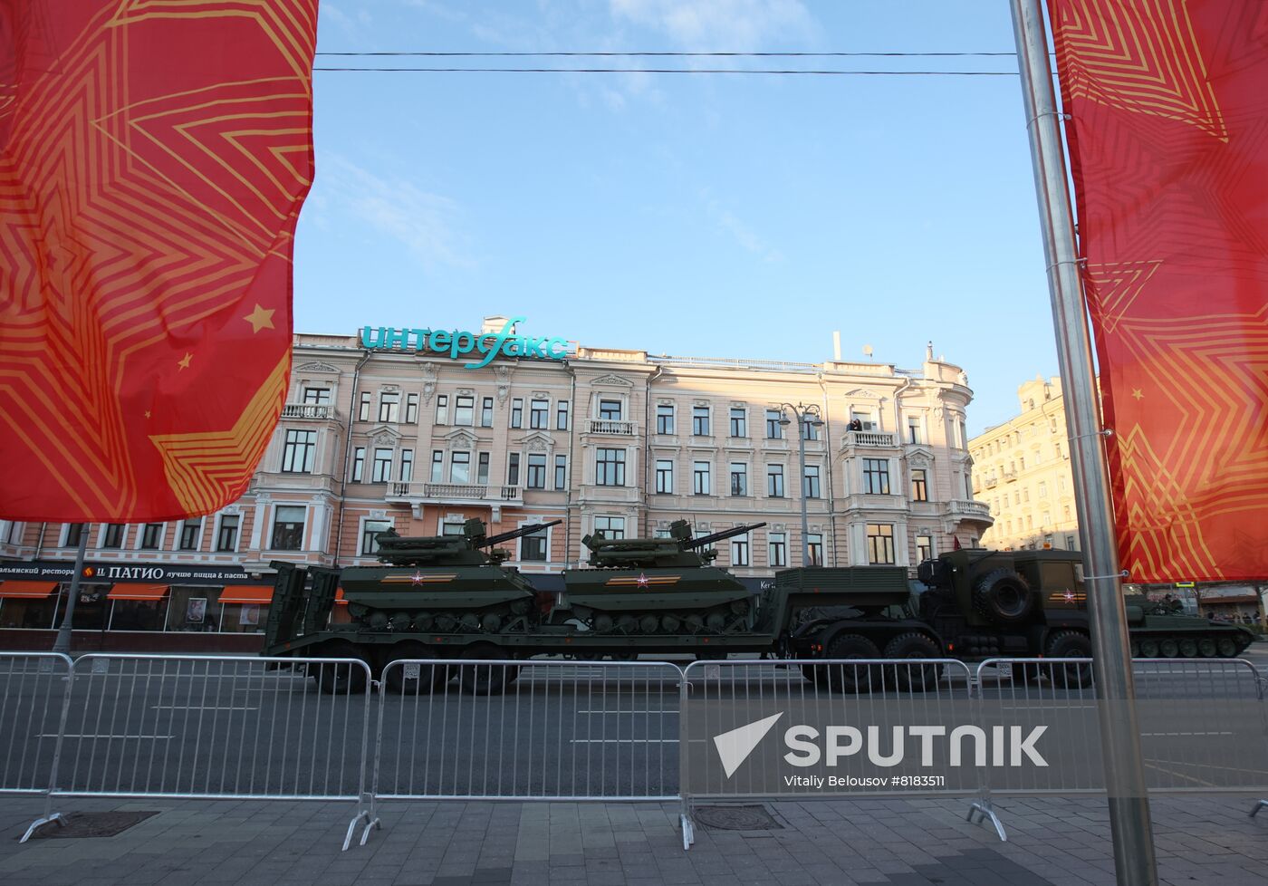 Russia WWII Victory Parade Rehearsal
