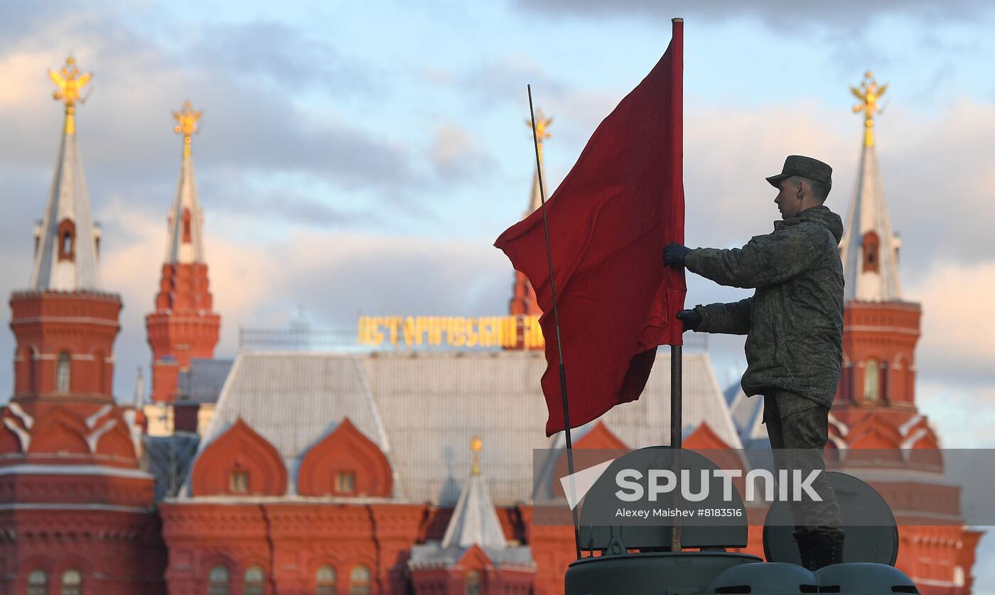 Russia WWII Victory Parade Rehearsal