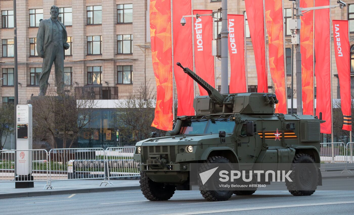 Russia WWII Victory Parade Rehearsal