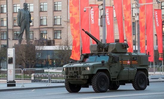 Russia WWII Victory Parade Rehearsal