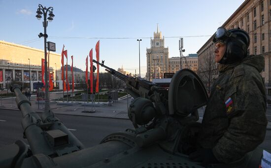 Russia WWII Victory Parade Rehearsal