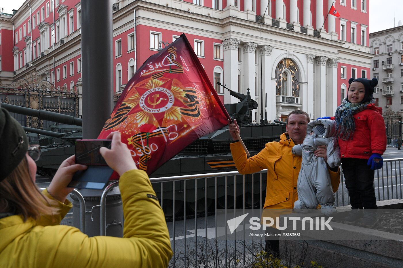 Russia WWII Victory Parade Rehearsal