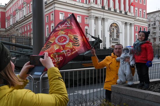 Russia WWII Victory Parade Rehearsal