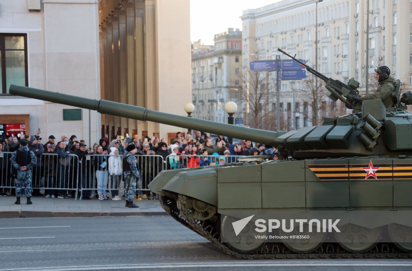Russia WWII Victory Parade Rehearsal
