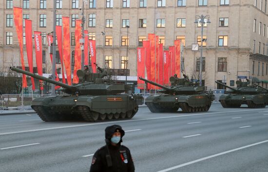 Russia WWII Victory Parade Rehearsal