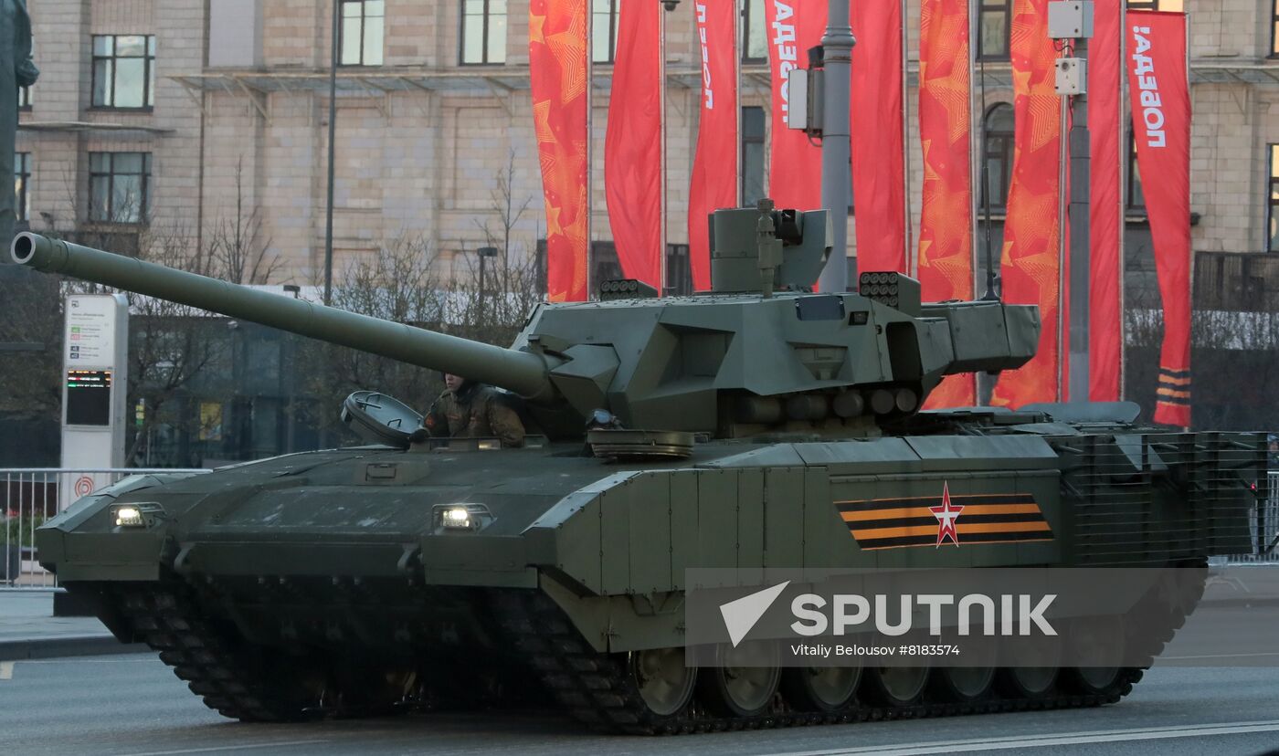 Russia WWII Victory Parade Rehearsal