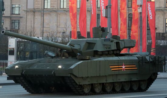 Russia WWII Victory Parade Rehearsal