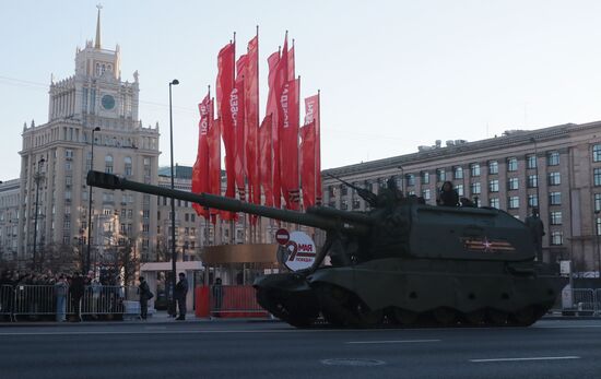 Russia WWII Victory Parade Rehearsal
