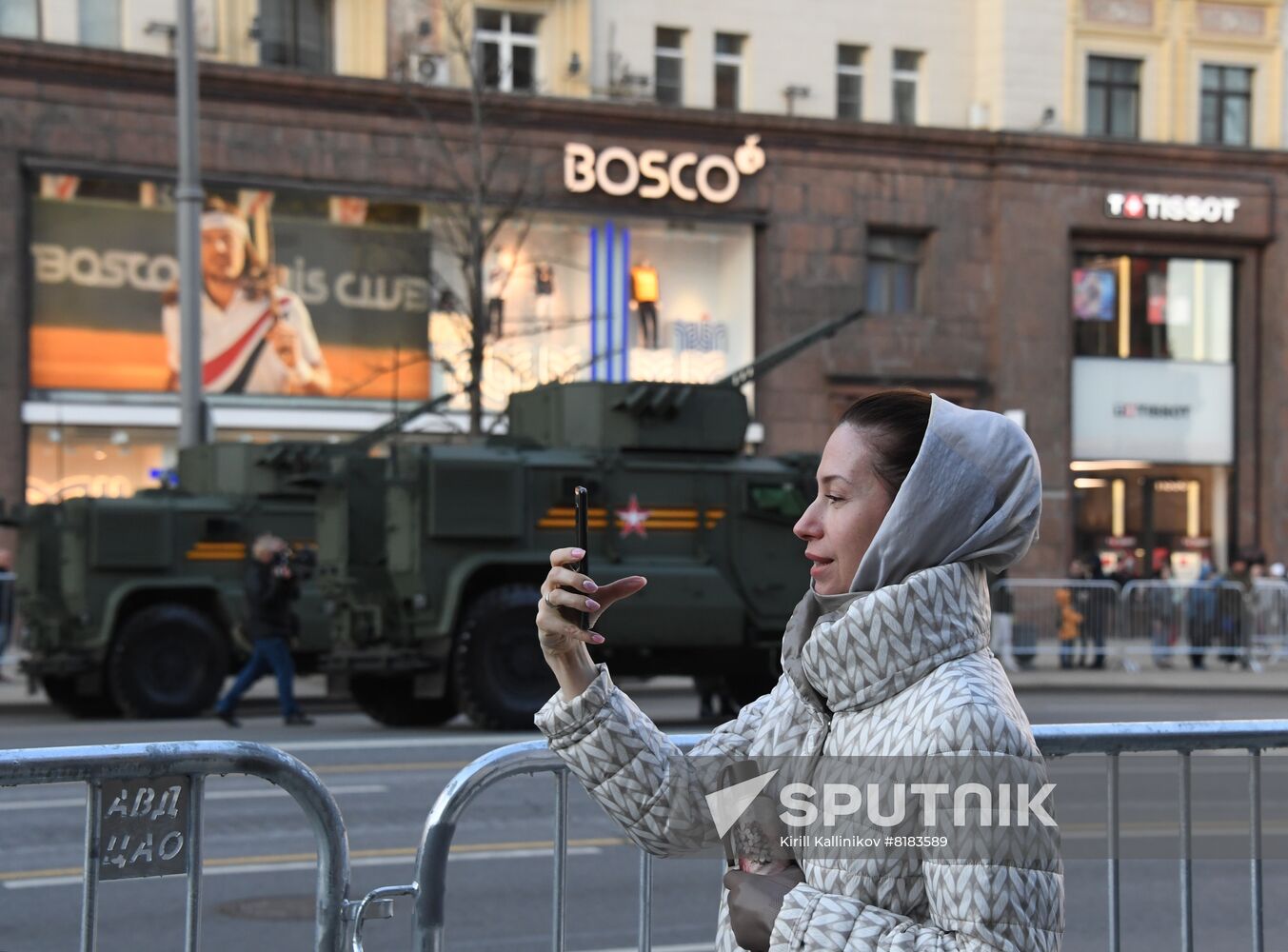 Russia WWII Victory Parade Rehearsal