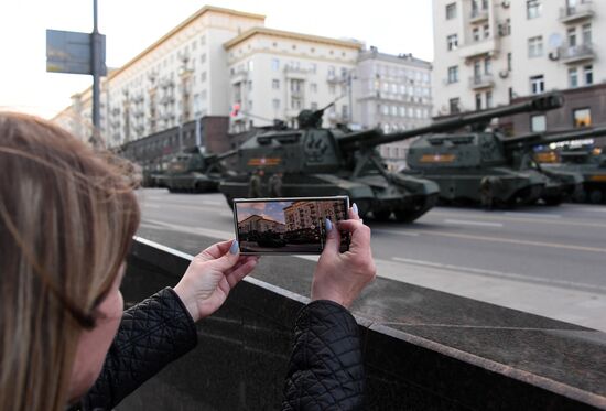 Russia WWII Victory Parade Rehearsal