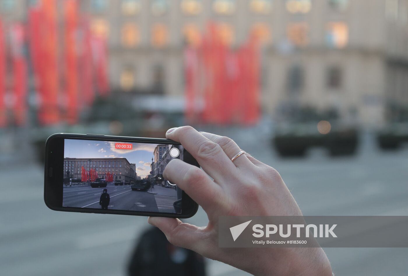 Russia WWII Victory Parade Rehearsal