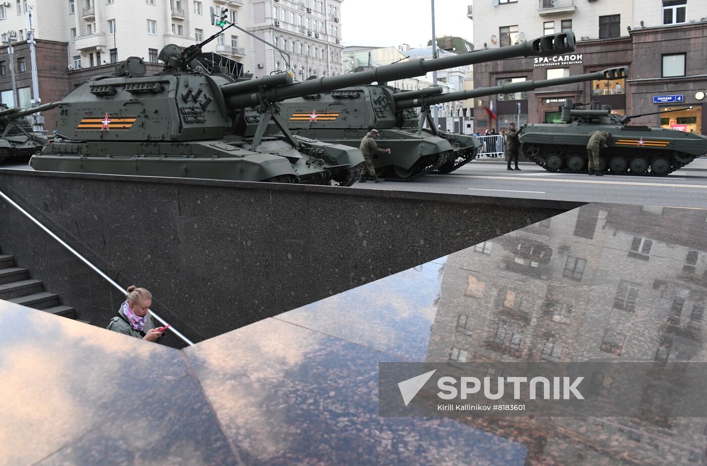 Russia WWII Victory Parade Rehearsal