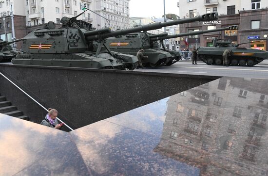 Russia WWII Victory Parade Rehearsal
