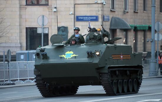 Russia WWII Victory Parade Rehearsal