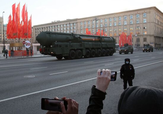 Russia WWII Victory Parade Rehearsal