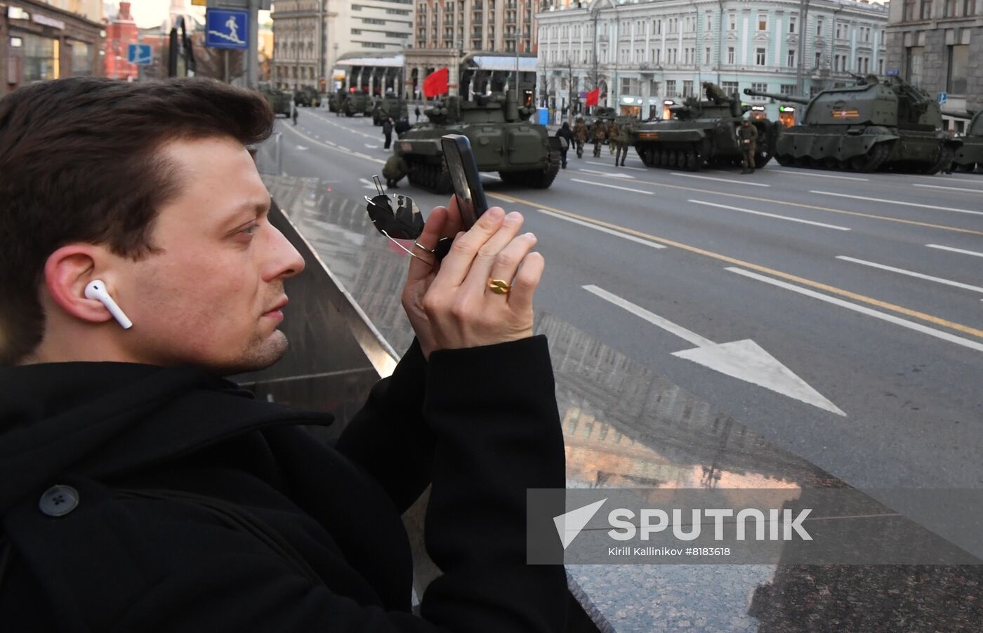 Russia WWII Victory Parade Rehearsal