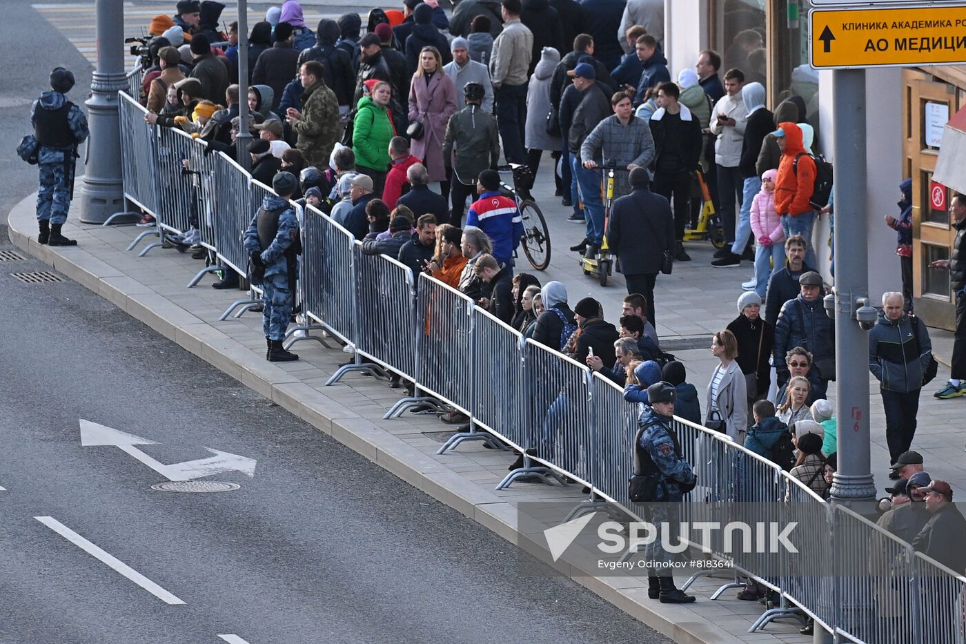 Russia WWII Victory Parade Rehearsal