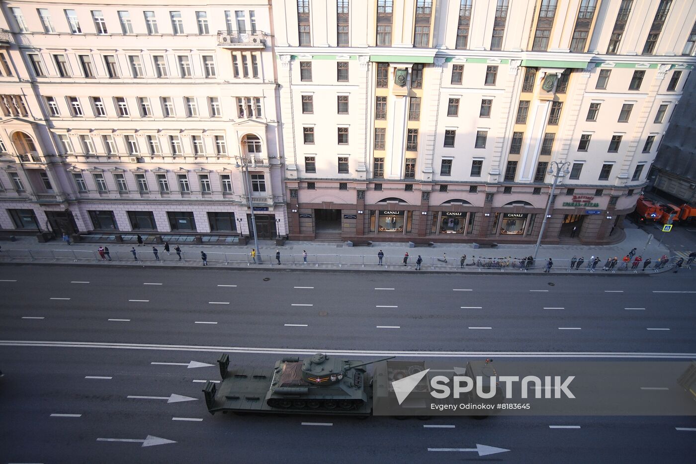 Russia WWII Victory Parade Rehearsal